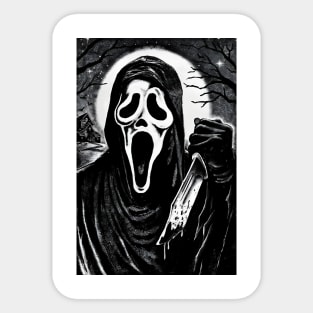 Ghostface Scream mask Sticker